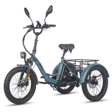 Fafrees F20 Mate 20''Electric Tricycle, 500W Motor, 21AH Battery, Blue