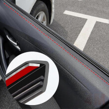 4M Car Window Side Seal Strip Edge Rubber Seal Strip Weatherstrip for Waterproof Anti Noise Dust Sound Insulation Trim Molding