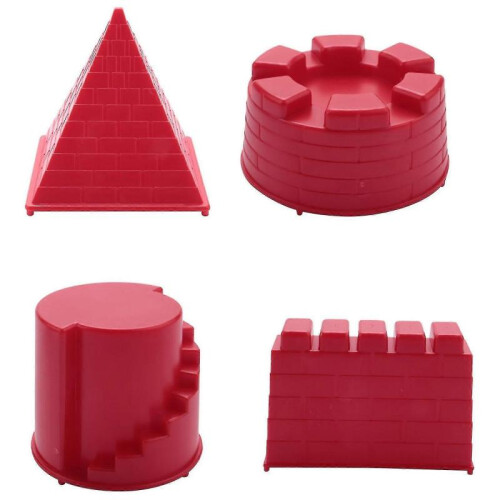 Children's Animal Pyramid Castle Sand Mold Diy Summer Beach Tool Set