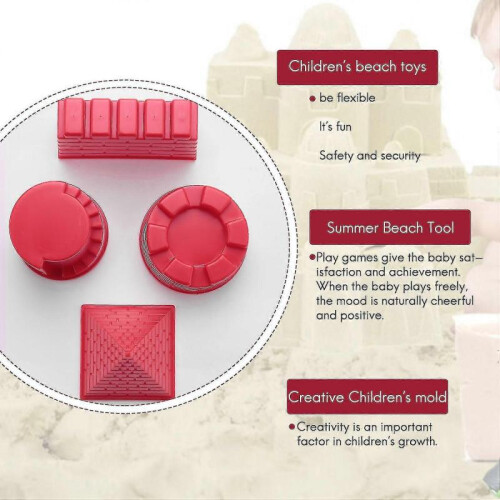 Children's Animal Pyramid Castle Sand Mold Diy Summer Beach Tool Set 1