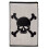 JP Lann Golf Skull e Bones Golf Toard preto/branco com cr   nio e ossos Design 16 x 24 polegadas 2