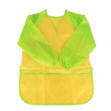 (Yellow) Kids Craft Apron Painting Apron Sleeved Painter Smock for 3 to 6 Years School Art Painting, Cooking (Pink (M, 100-125cm))