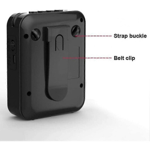 (Black)Portable Voice Amplifier, Blutooth Waistband Voice Amplifier 1