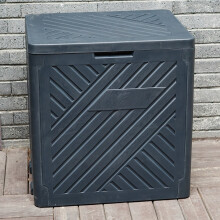 Plastic 120L Storage Box Garden Outdoor Shed Deck Utility Chest Truck