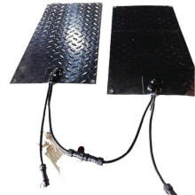 Schneeschmelzmatte fr Auentreppen mit zeitgesteuerter Heizung, Schneeschmelz-Trail-Matte, Winter-Schneerumung, 220 V, Schneeschmelz-Anti-Rutsch-Trail-
