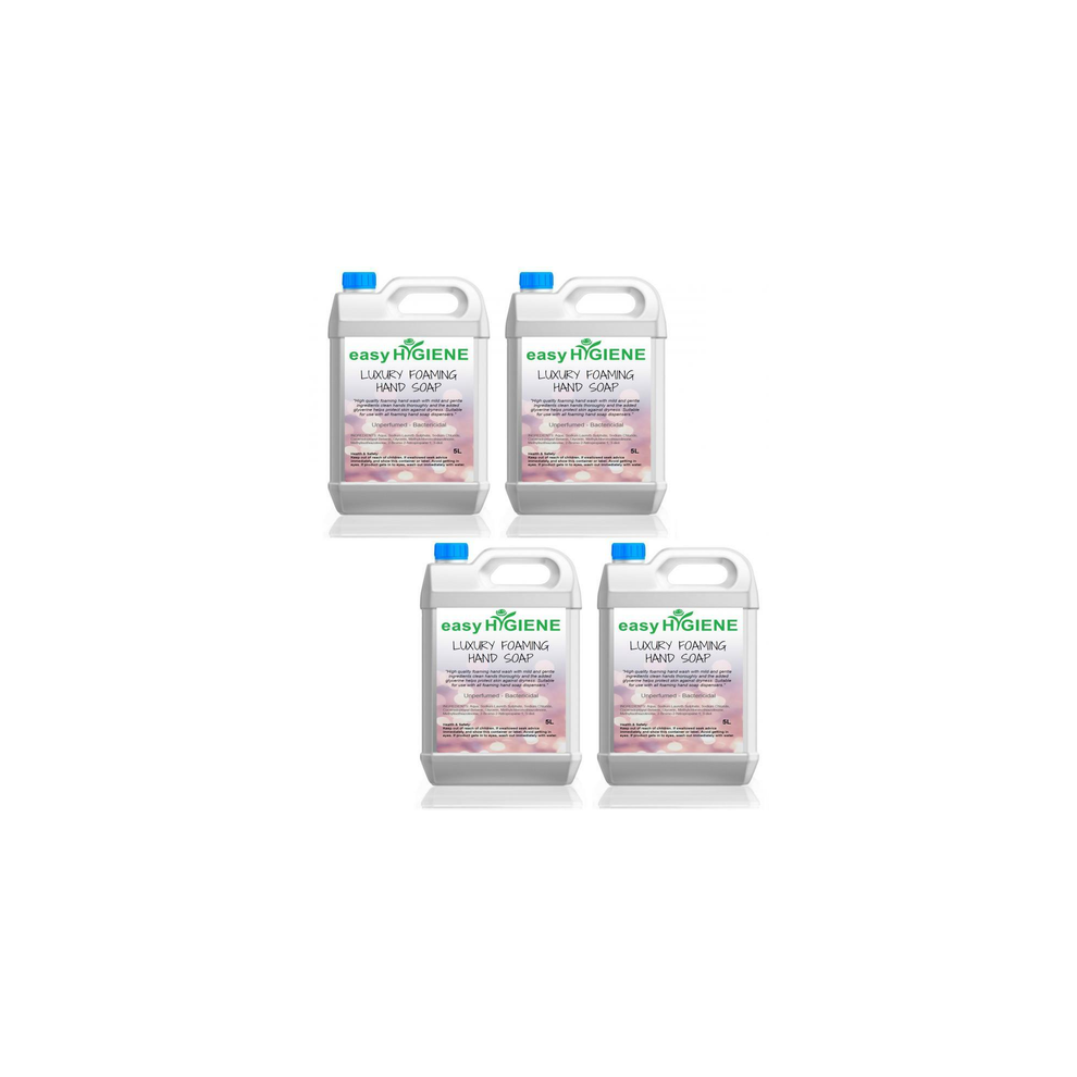20L FOAM SOAP Liquid Hand Soap 4x 5L FOAMING ANTIBACTERIAL Non Perfumed