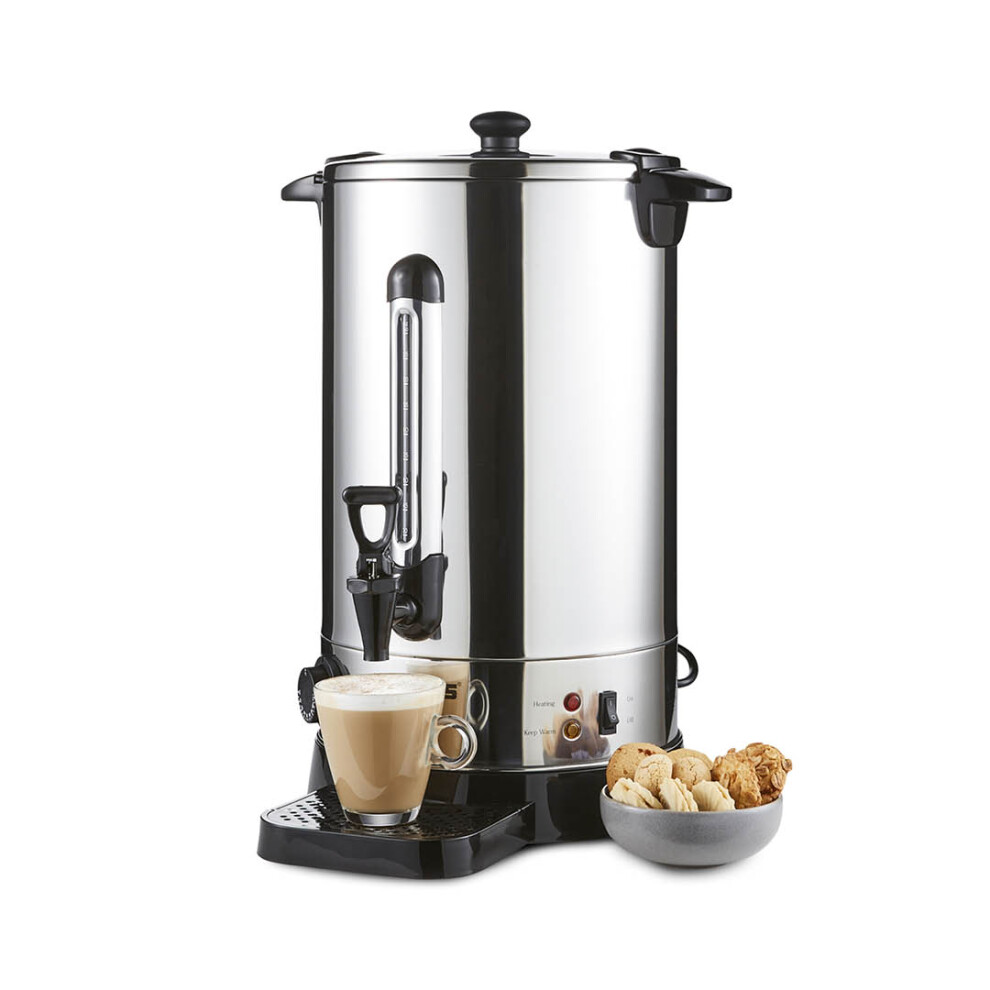 Geepas 20L Electric Catering Urn 1650W Instant Hot Water Boiler TeaUrn