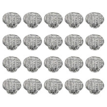 20pcs Dental Lingual Buttons Round Base Dentist Orthodontic Dental Material