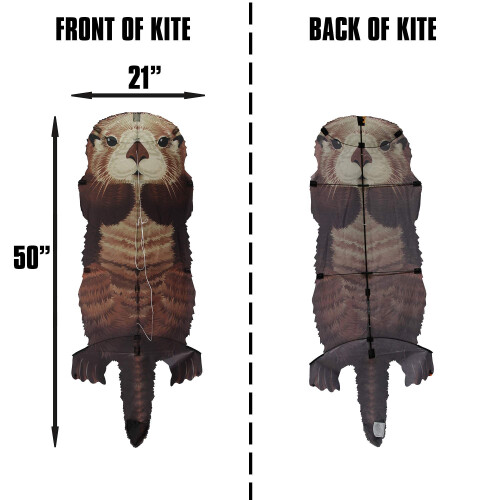 Windnsun Sea Life Nylon Kite Otter 50 polegadas de altura 2