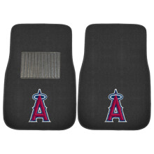 FANMATS 20570 Los Angeles Angels 2-delt broderet teamlogo bilm?ttes?t forreste r?kke gulvm?tter til biler