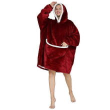 (C) Blanket Hoodie for Women, Girls Oversized Hoodie, Warm Wearable Blanket, Super Soft Sherpa Fleece Sweatshirt with Giant Pocket