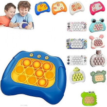 (blue) Handheld Pop It Game for Children, Light Up Pop Up Game, Poppet Game, Popit Game, Fidget Toy, Sensory Toys for Autism, Fidget Toys for Kids