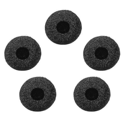 Mini Microphone Windscreens Mic Foam Covers for Lapel Lavalier Headset Microphone Black, Pack Of 5pcs