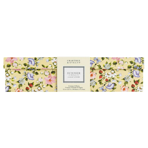 Crabtree & Evelyn Crabtree e Evelyn Summer Hill Drawer Liners 12 em x 22,5 em