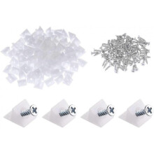 100 Packs Furniture Chest Drawer Bottom Repair Fixing Mending Wedges