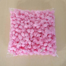 (500pcs, Pink) 3.5cm PE Rose Artificial Flower Heads 200/100 Pcs Fake Rose Flower for Wedding Decorations Home Floral Arrangement Wreath Decor