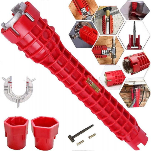 8in1 Sink Basin Multifunction Faucet Wrench Install Tap Spanner Installer Tools