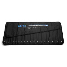 Rolovacie puzdro na kl ce Capri Tools, metrick , 19 vreciek