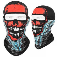 (E) Skull Men Balaclava Ski Mask Cycling Caps Snowboard Face Cover Motorcycle Bicycle Helmet Hood Bandana Scarf Breathable Windproof