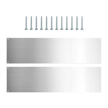 2 stuks deurstootplaten metalen plaat roestvrij staal deur bodembeschermers