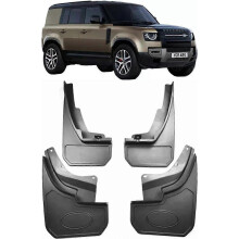 Nuovi paraspruzzi anteriori e posteriori per Land Rover Defender 130 2023-2024