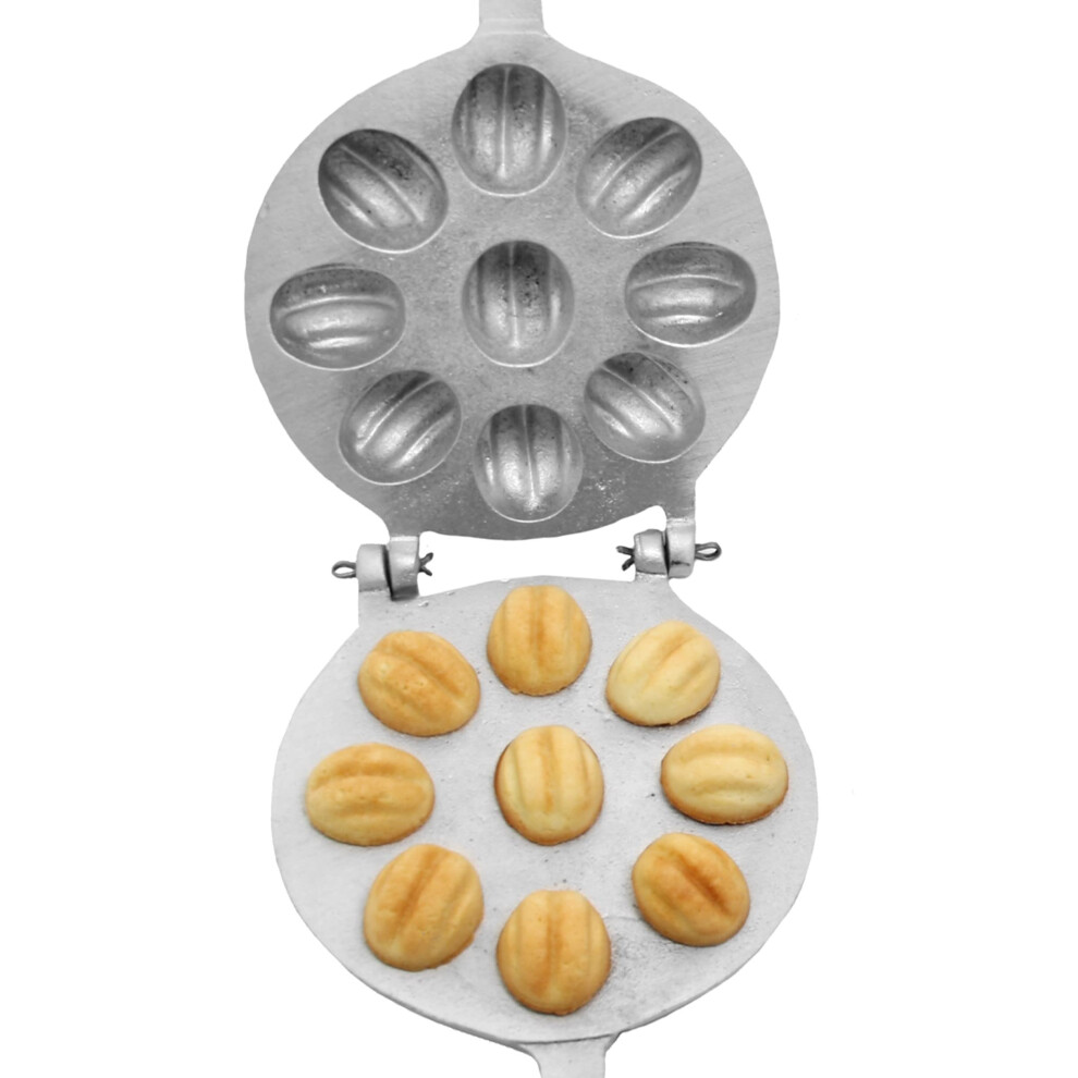 Stampo Per Biscotti Alle Noci (Oreshek) Maker 9 Met Noci Grande Oreshki Pasticceria Russa Sovietica Per Biscotti-image