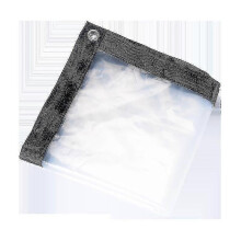 (2*1.8M) Plant Cover Transparent Tarpaulin- Waterproof Soft Glass Tarp With Eyelets Flower Plant Sheet Covers Rainproof