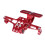 Adjustable License Plate Frame with Light Aluminum Alloy Mudguard Eliminator Kit for Motorcycle Modification 2