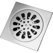 Thick Stainless Steel Floor Drain Square Anti-Odor Bathroom Shower Drain 100*100mm