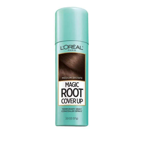 L'Oreal Paris Magic Root Cover Up Σπρέι Καλύμματος Γκρίζων Μαλλιών Μεσαίο Καφέ 6 oz (3 πακέτο) 1