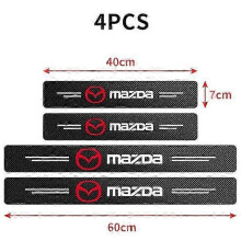 Kraftfahrzeugteile 4 stücke Auto Carbon Fiber Türschwellerschutz Aufkleber Für Mazda 3 Cx3 Cx4 Cx5 Cx7