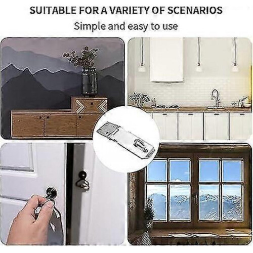 Stainless Steel Door Lock Hasp Garden Lock 2