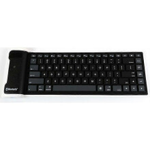 Portable Foldable Mini Silicone Rechargeable Wireless Bluetooth Keyboard
