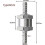 Aluminum Alloy Check Valve Anti-reverse Flow Valve 8mm 3