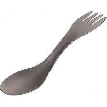 2 In 1 Titanium Alloy Fork Spoon Combination Kitchen Utensils