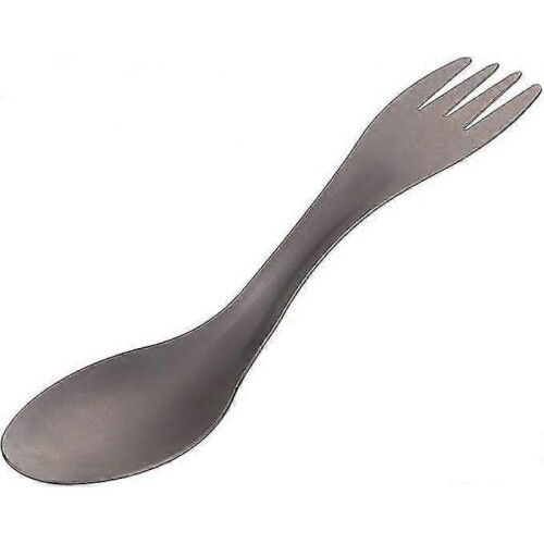 2 In 1 Titanium Alloy Fork Spoon Combination Kitchen Utensils