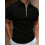 Polo homme avec quart de fermeture éclair en taille L 1