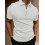 Polo homme avec quart de fermeture éclair en taille XL 1