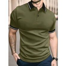Polo Ă manches courtes Colour Block pour hommes XXXL