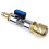 Compressed Air Quick Connector, Shut-off Valve with 3/8" Push-in Fitting 1