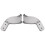 1Pair Front Bumper Crossbar Bracket Repair Mount for 1