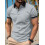Herren Color Block Kurzarm-Poloshirt S 1