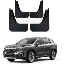 4 stuks spatlappen voor Suzuki S-Cross III 2022, spatlappen, spatborden, voorgevormde spatlappen