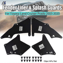 Guardabarros para Toyota Land Cruiser Prado J120 J150 2003-2020 LC3 LC4 LC5, sello de faldón y protector