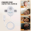 Bed Wetting Alarm Enuresis Sensor Kid Child Wet Sensor Pad Vibration B 4