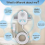 Bed Wetting Alarm Enuresis Sensor Kid Child Wet Sensor Pad Vibration B 6