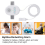 Bed Wetting Alarm Enuresis Sensor Kid Child Wet Sensor Pad Vibration B 8