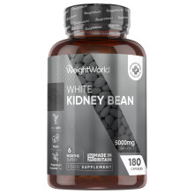 White Kidney Bean 5000mg -180 Vegan Capsules with Zinc & Chromium