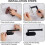 Self Adhesive Wall Mounted Toilet Paper Holder Black 3