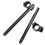 43mm Universal Motorcycle Clip On Handlebar Fork Aluminum Separate Handle Set(Golden) 1